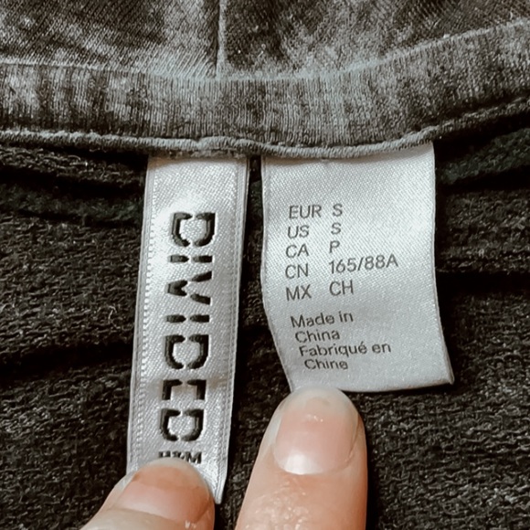 H&M Divided Long Lightweight Black Hooded Cardigan - Picture 5 of 5